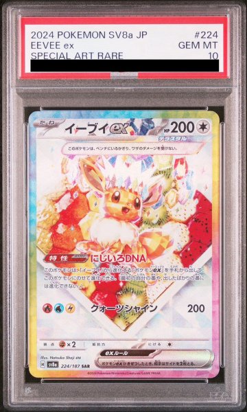 画像1: 【PSA10】 イーブイex (SAR) {224/187} [SV8a/テラスタルフェスex] [SV] (1)