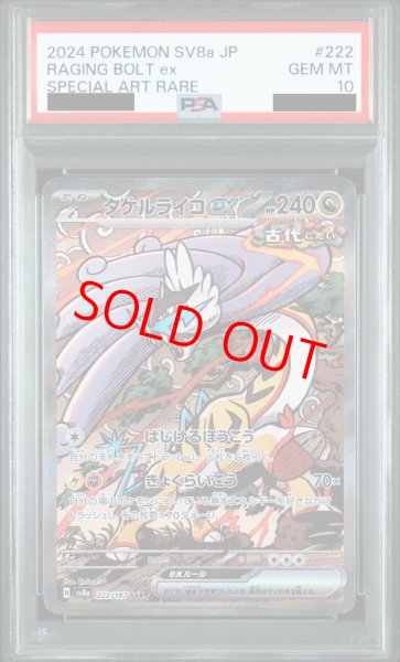 画像1: 【PSA10】 タケルライコex (SAR) {222/187} [SV8a/テラスタルフェスex] [SV] (1)