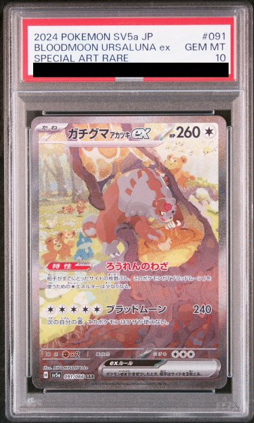 画像1: 【PSA10】 ガチグマアカツキex (SAR) {091/066} [SV5a/クリムゾンヘイズ] [SV] (1)