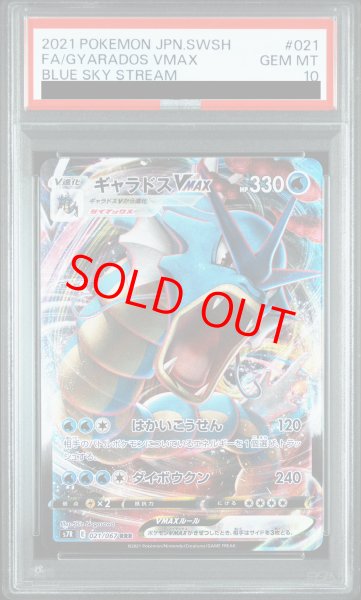 画像1: 【PSA10】 ギャラドスVMAX (RRR) {021/067} [S7R/蒼空ストリーム] [SS] (1)