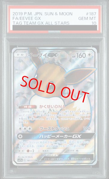 画像1: 【PSA10】 イーブイGX (SR) {187/173} [SM12a/タッグオールスターズ] [SM] (1)