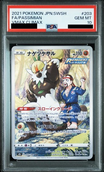 画像1: 【PSA10】 ナゲツケサル (CHR) {203/184} [S8b/VMAXクライマックス] [SS] (1)