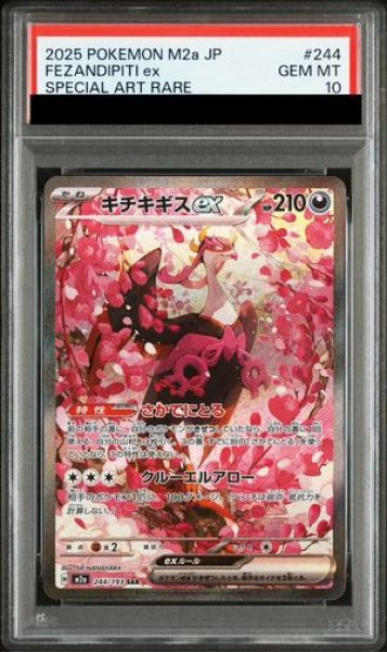 画像1: 【PSA10】 キチキギスex (SAR) {244/193} [M2a/MEGAドリームex] [MEGA] (1)