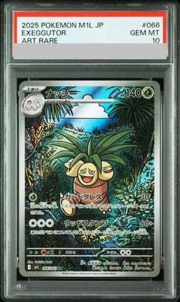 画像1: 【PSA10】 ナッシー (AR) {066/063} [M1L/メガブレイブ] [MEGA] (1)