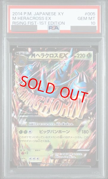 画像1: 【PSA10】 MヘラクロスEX   (RR) {005/096} [XY3] (1)