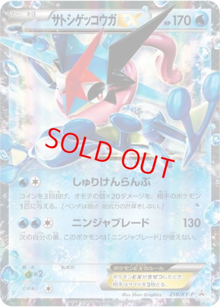 画像1: サトシゲッコウガEX (プロモ) {218/XY-P} [XY] (1)