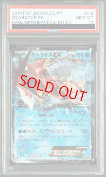 画像1: 【PSA10】 ギャラドスEX   (RR) {018/080} [XY9] (1)