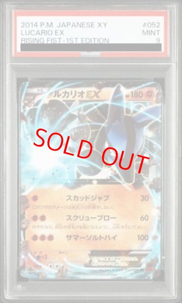 画像1: 【PSA9】ルカリオEX   (RR) {052/096} [XY3] (1)