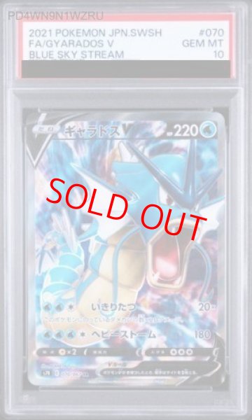 画像1: 【PSA10】 ギャラドスV (SR) {070/067} [S7R/蒼空ストリーム] [SS] (1)