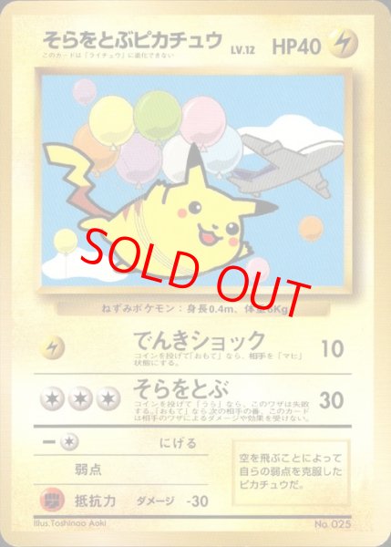 画像1: そらをとぶピカチュウ 《ANA 「ジェットでゲットだ！Wチャンスキャンペーン」 プレゼントカード》 (プロモ) [旧裏] (1)