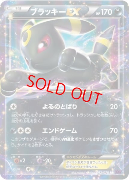画像1: 【状態ランクB】ブラッキーEX   (RR) {042/078} [XY10] (1)